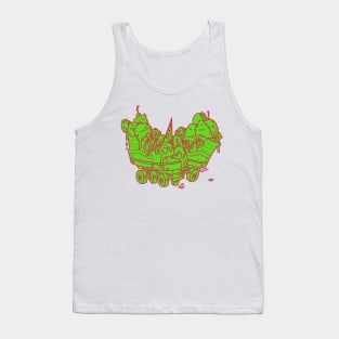 Ice Cream Trux (green version) Tank Top